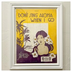 Vintage/Retro Sheet Music Print